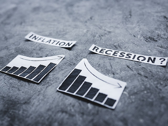 Grafik zu Inflation oder Rezession